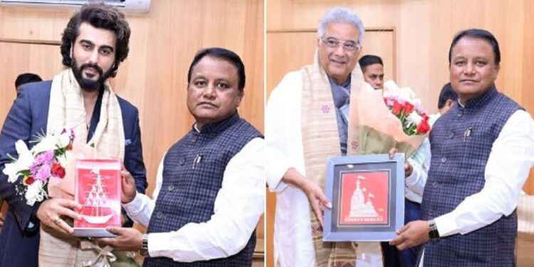 ମୁଖ୍ୟମନ୍ତ୍ରୀଙ୍କୁ ଭେଟିଲେ ପ୍ରସିଦ୍ଧ ଚଳଚ୍ଚିତ୍ର ନିର୍ମାତା ବୋନି କପୁର ଏବଂ ଅଭିନେତା ଅର୍ଜୁନ କପୁର