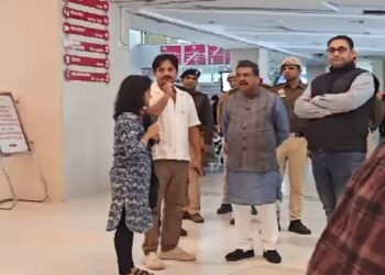 ଉତ୍ତମ ମହାନ୍ତିଙ୍କୁ ଭେଟିଲେ କେନ୍ଦ୍ରମନ୍ତ୍ରୀ ଧର୍ମେନ୍ଦ୍ର ପ୍ରଧାନ