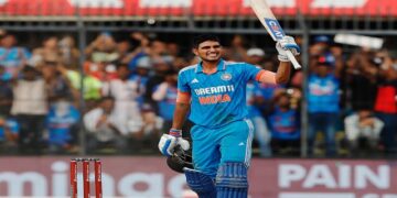 ICC ରାଙ୍କିଂ, ଶୁବମନ ଗିଲ ନଂ ୧