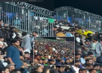 ଲାହୋର ଷ୍ଟାଡିୟମରେ ତ୍ରିରଙ୍ଗା ଉଡ଼ାଇଲେ ଯୁବକ, ପୋଲିସ କଲା ଗିରଫ