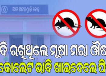 ଦିଦି ମୂଷା ମରା ଔଷଧ ରଖିଥିଲେ, ପିଲା ଚକୋଲେଟ ଭାବି ଖାଇଦେଲେ