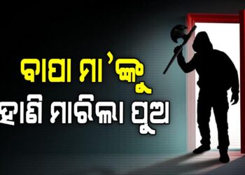 ବାପା ମା’ଙ୍କୁ ହାଣି ମାରିଲା ପୁଅ