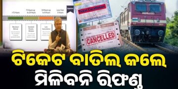 କନଫର୍ମ ହୋଇଥିବା ଟିକେଟ୍ ବାତିଲ ନିୟମରେ ପରିବର୍ତ୍ତନ