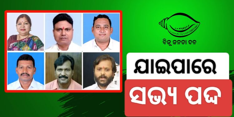 ବିଜେଡିରୁ ୬ ନିଲମ୍ବିତ ସଦସ୍ୟଙ୍କ ସଭ୍ୟ ପଦ ରଦ୍ଦ ପାଇଁ BJD କରିପାରେ ଦସ୍ତଖତ