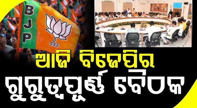 ଆଜି ବିଜେପି ରାଜ୍ୟ କାର୍ଯ୍ୟାଳୟରେ ବସିବ ଗୁରୁତ୍ବପୂର୍ଣ୍ଣ ବୈଠକ