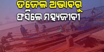 ଡିଜେଲ ଅଭାବରୁ ମଝି ଚିଲିକାରେ ଡଙ୍ଗା ସହ ଫସିଲେ ମତ୍ସ୍ୟଜୀବୀ