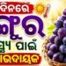 ଜାଣନ୍ତୁ ଖରା ଦିନରେ ଅଙ୍ଗୁର ଶରୀର ପାଇଁ କେତେ ଲାଭଦାୟକ?