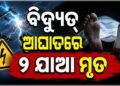 ବିଦ୍ୟୁତ୍‌ ଆଘାତରେ ୨ ଯାଆ ମୃତ
