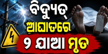ବିଦ୍ୟୁତ୍‌ ଆଘାତରେ ୨ ଯାଆ ମୃତ