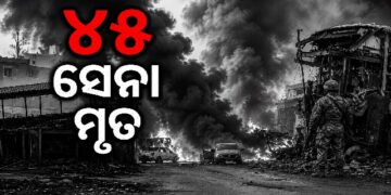 ଆକ୍ରମଣରେ ୪୫ ଜଣ ପାକିସ୍ତାନୀ ସେନାଙ୍କ ମୃତ୍ୟୁ