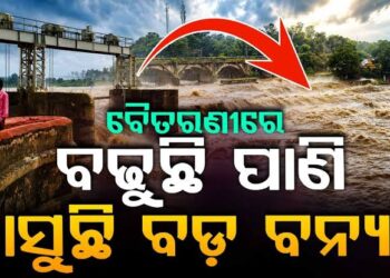 ଲଗାଣ ବର୍ଷା ଯୋଗୁ ଫୁଲୁଛି ବୈତରଣୀ