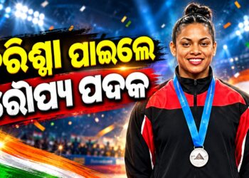 ଫାରୋସ୍ କପ୍୨୦୨୬ ରେ ଓଡ଼ିଶା ଏଏମ୍/ଏନ୍ଏସ୍ ଇଣ୍ଡିଆଜିମ୍ନାଷ୍ଟିକ୍ସ ହାଇ ପରଫର୍ମାନ୍ସ ସେଣ୍ଟର ଆଥଲେଟ କରିଶ୍ମାଙ୍କ ରୌପ୍ୟ ପଦକ ହାସଲ