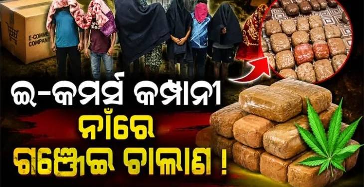 ଇ -କମର୍ସ ପ୍ଲାଟଫର୍ମକୁ ଢାଲ କରି ଗଞ୍ଜେଇ ଚାଲାଣ